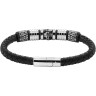 Браслет ZIPPO FIVE CHARMS LEATHER BRACELET 2007170