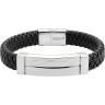 Браслет ZIPPO STEEL BAR BRAIDED LEATHER BRACELET 2007174