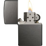 Zippo Classic 28378 — матовая тёмно-серая