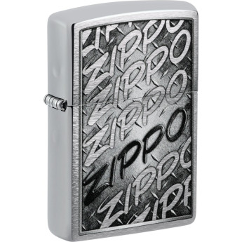 Зажигалка Zippo Brushed Chrome, арт. 48784