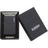 Zippo Classic 218ZL, матовая чёрная, с бензином